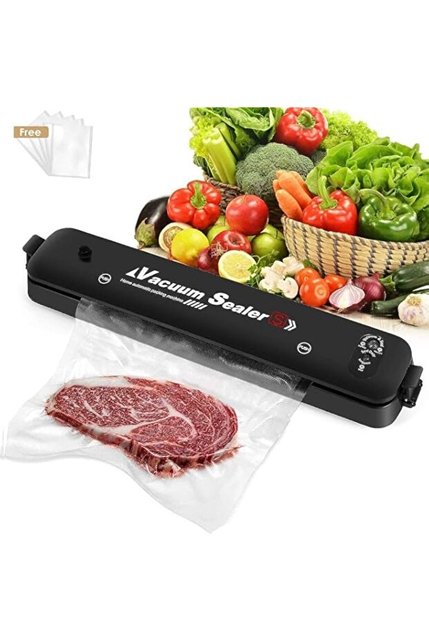 Vacuum Sealer Machine 2021 Upgraded Automatic Food Sealer Machine with 10 Sealing Bags Food Vacuum A