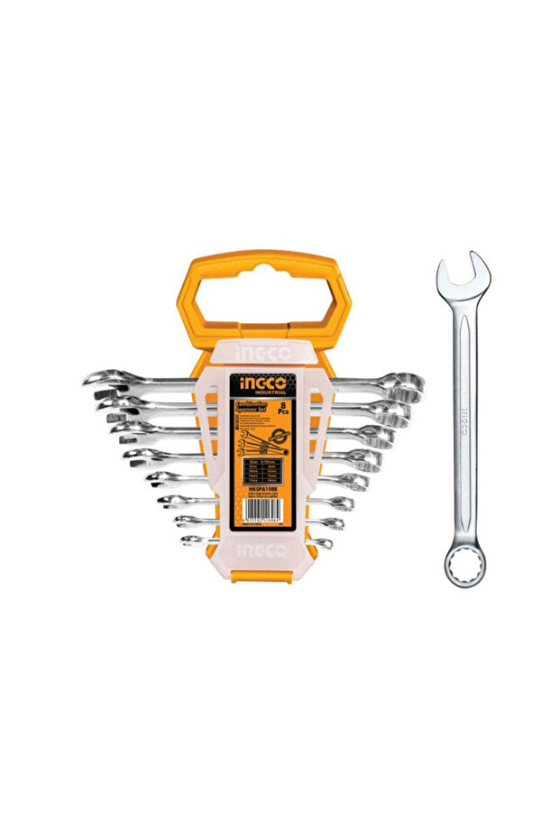 COMBINATION SPANNER SET HKSPA1088 - High-Quality 8-Piece Combination Spanner Set, Durable, Pre