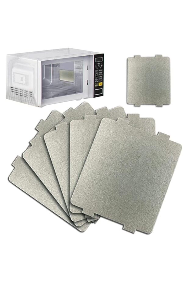 Excefore 6-Pack Microwave Oven Parts Mica Slice - Universal Waveguide Cover Sheets for Efficient Hea