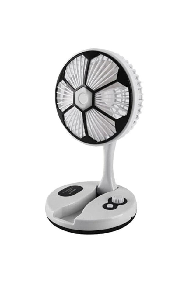 i Mini Folding Portable Desk Fan Air Cooler Rechargeable Scalable Outdoor Tourism Home Night Light..
