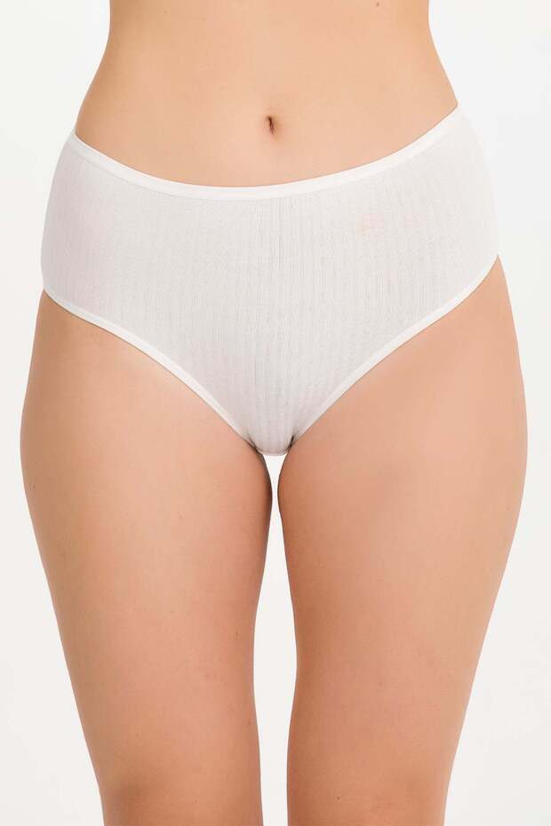 Women's High Waist Thin Striped Bato Panties 5 Pieces