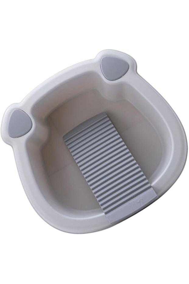 PRETYZOOM 1 Set Wash Basin Laundry Tub Basin Tub Hand Washing Clothes Bin Scrubbing Board for Washin