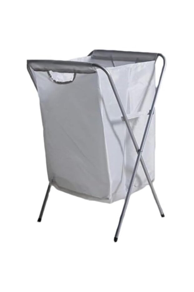 Metal Laundry Hamper with Lid & Wheels/Tilt-Out Design, Removable Liner Bag, Divider for Sorting, Du