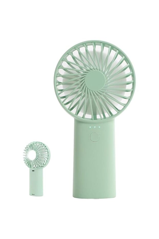 Portable Handheld Fan, 3 Speeds, USB Rechargeable 2400mAh Battery, 3-15 Hours Runtime, Mini Pocket F
