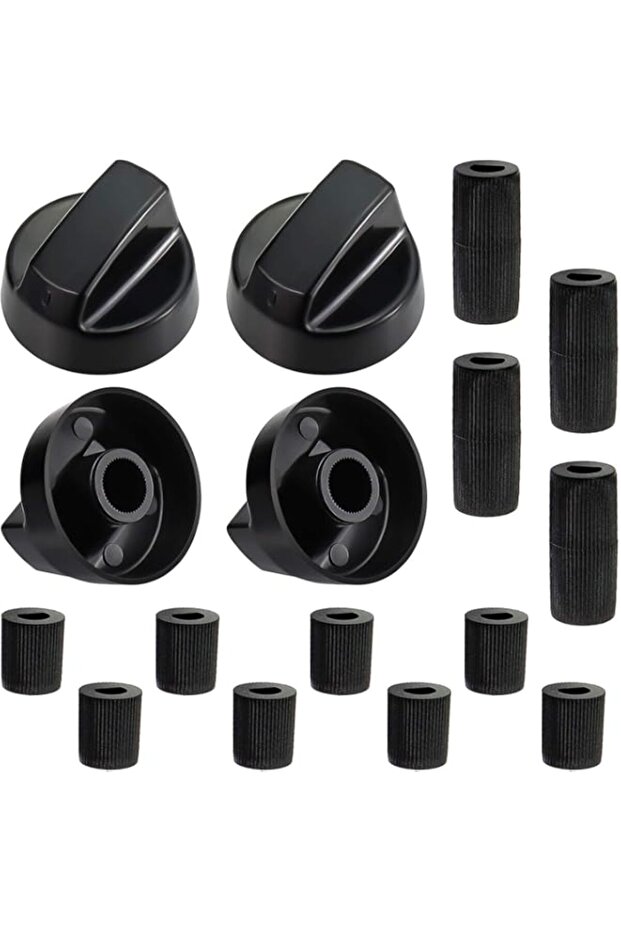 Lonimia Universal Stove Knobs, Universal Control Knob, 12 Pcs ABS Material Sturdy Practical Highly C - 1
