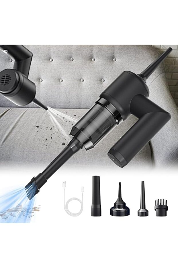 Handheld Car Vacuum Cleaner, 9000pa Large Suction Power Wireless Car Vacuum Cleaner, Multifunctional