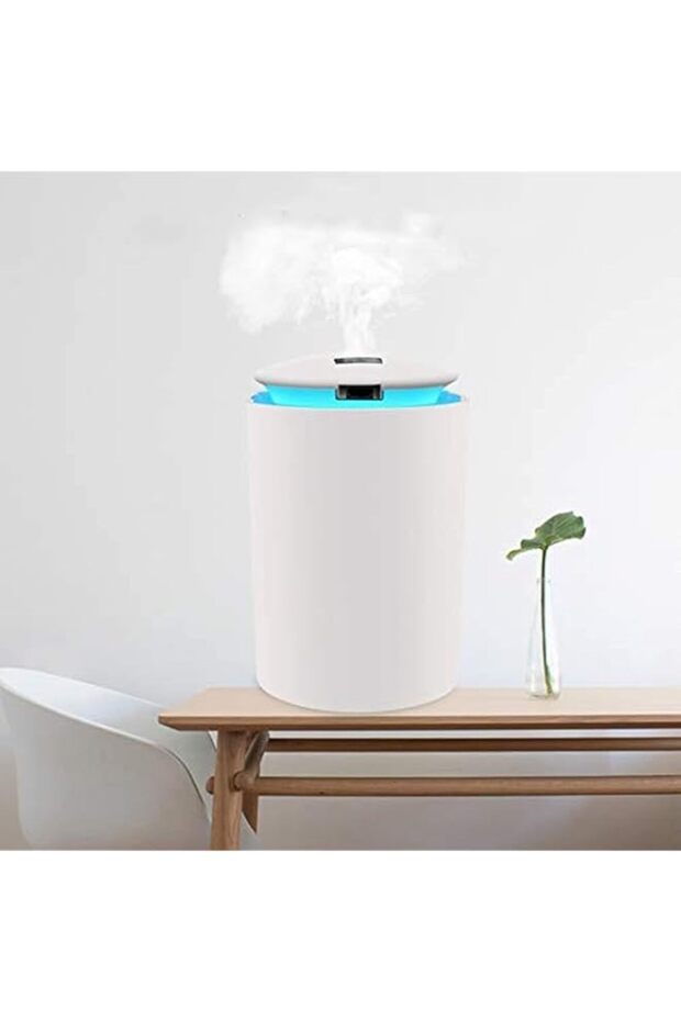 EKATRA Car Humidifier For Office, Home & Car USB Bottle Aroma Diffuser LED Backlight Mist Maker Refr