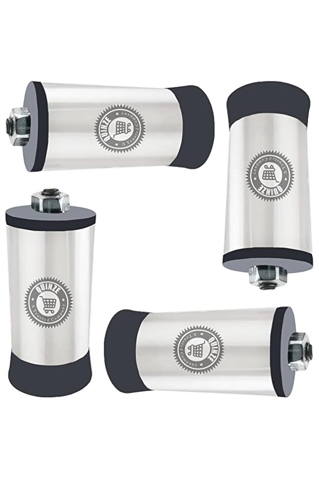Quinze Stainless Steel LPG Gas Stove Legs with Inner Stainless Steel Nut - Bolt and Plastic Base (Gr