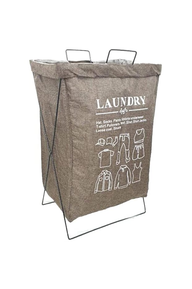 سلة غسيل قابلة للطي ومقاومة للماء - 1