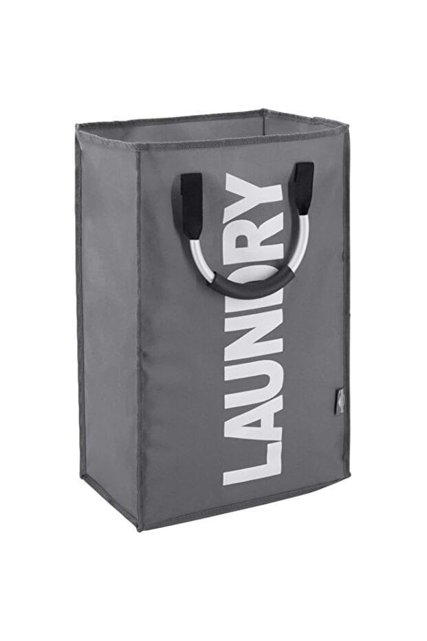 TERRIFI 40L Collapsible Laundry Basket, Freestanding Tall Clothes Hamper, Foldable Hamper Basket Bag