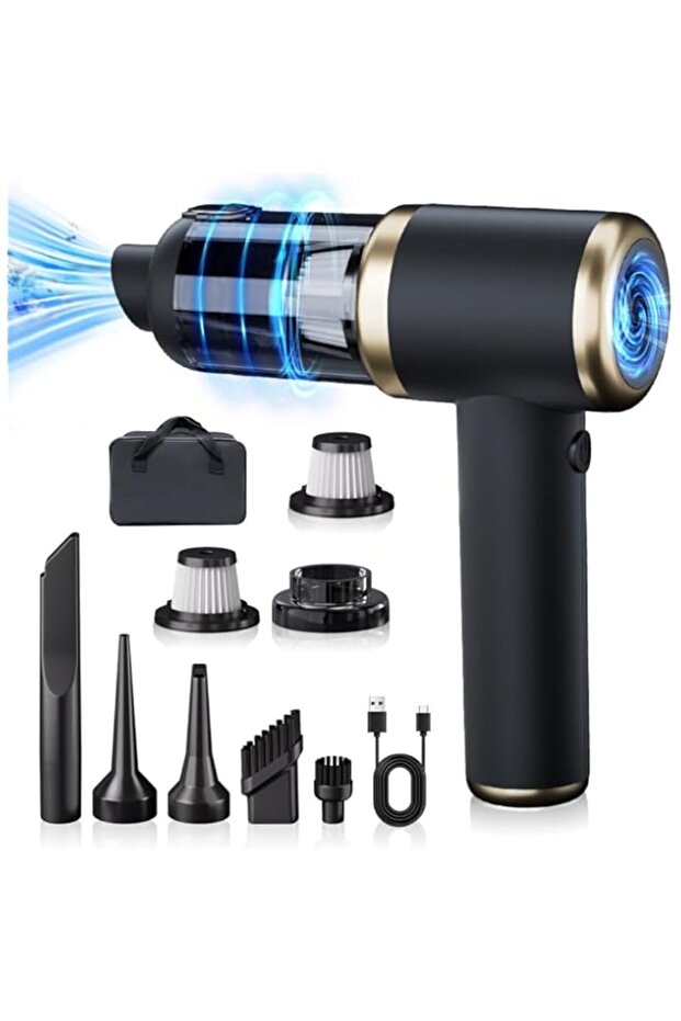 0TO1 TECH Car Vacuum Cleaner, Wireless Handheld Rechargeable Portable Vacuum Cleaner, 10 In 1 High P