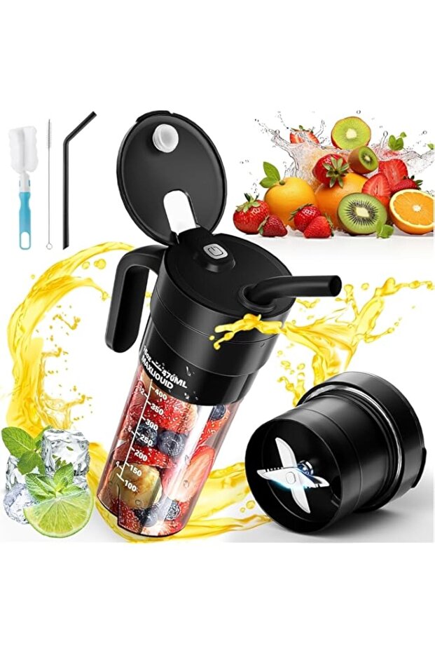 Rasam Alward Portable Blender & juicer cup, Personal Blender for Shakes Smoothies with 6 Blades, 16o