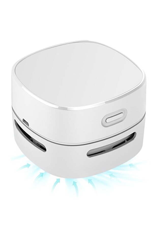 Wisfunlly Mini Desktop Vacuum Cleaner, Portable Table Dust Sweeper, Cordless Table Dust Vaccum Clean