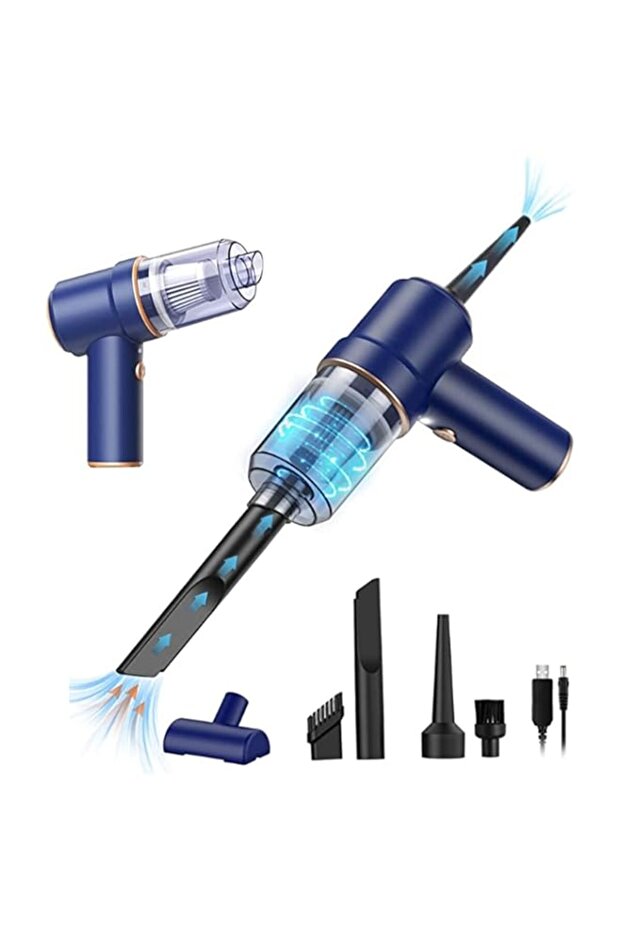 TDOO Car Vacuum Cleaner Cordless, Portable Handheld Vacuum Air Duster, 9000PA/120W Powerful Suction,
