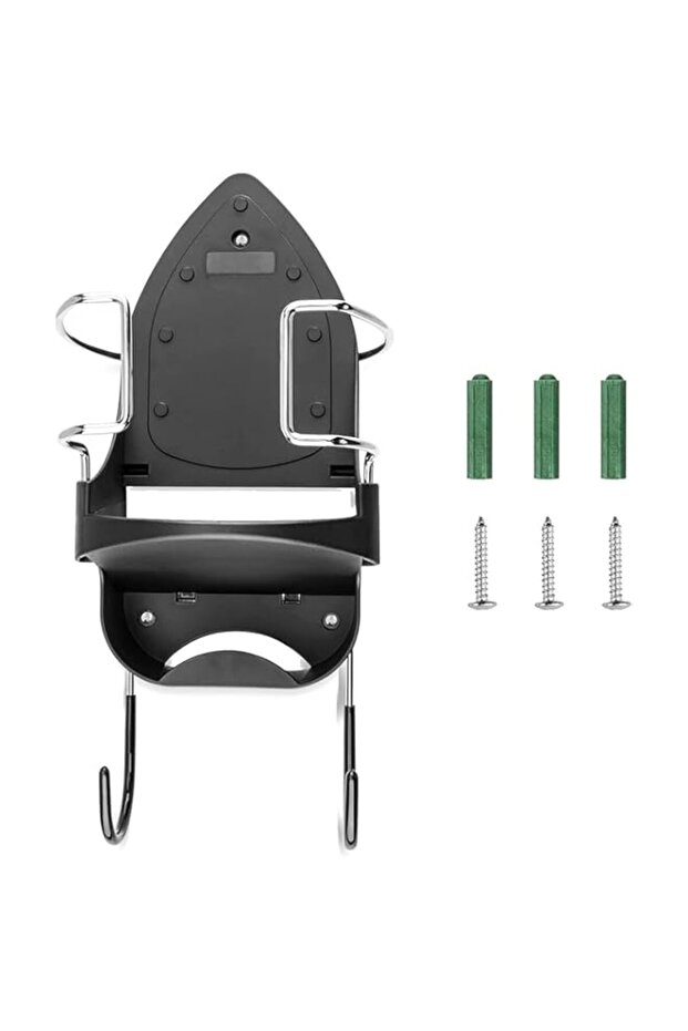 Beauenty Iron Stand Wall Mount - Space-Saving Ironing Board Hanger with Heat Resistant Technology