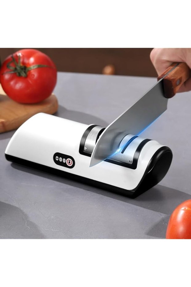 Knife Sharpener, Professional 2-Stage Electric Knife Sharpener for Kitchen Knives - Multifunctional