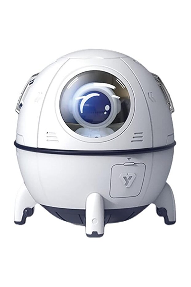 Space Capsule Humidifier, Colourful Flashing Light Night Mode Humidifiers for Room Office and Car, M