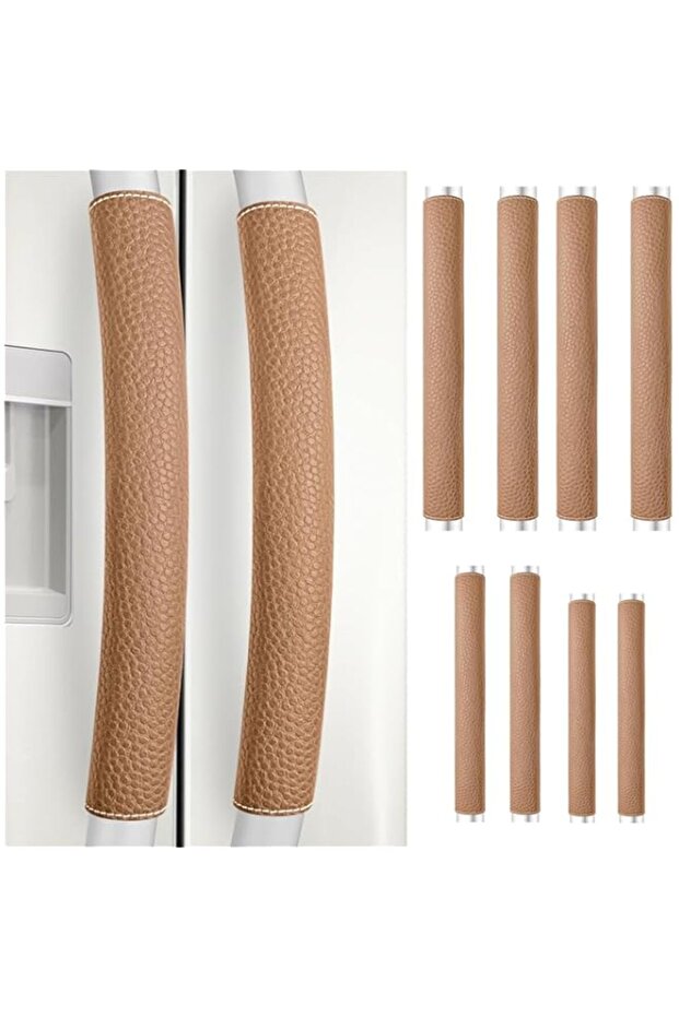STAYOUNG 4 Pairs Refrigerator Door Handle Covers - Adjustable Appliance Handle Covers, Drips, Food S