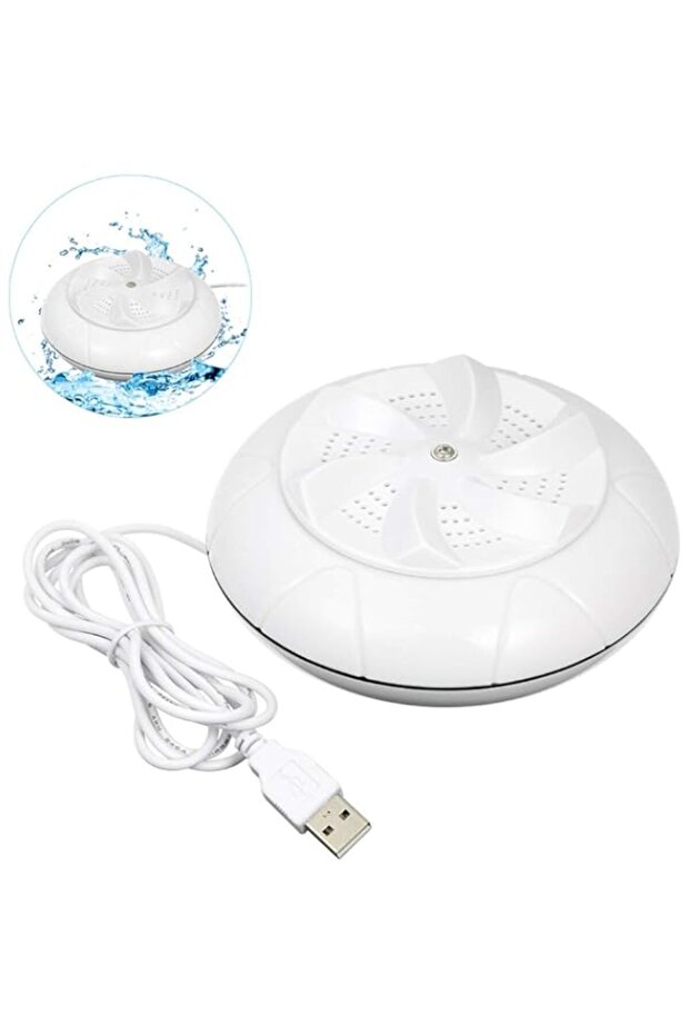 pedkit Portable Ultrasonic Turbine Washing Machine 1 kg Laundry Quty Mini Rotating Washer with USB C