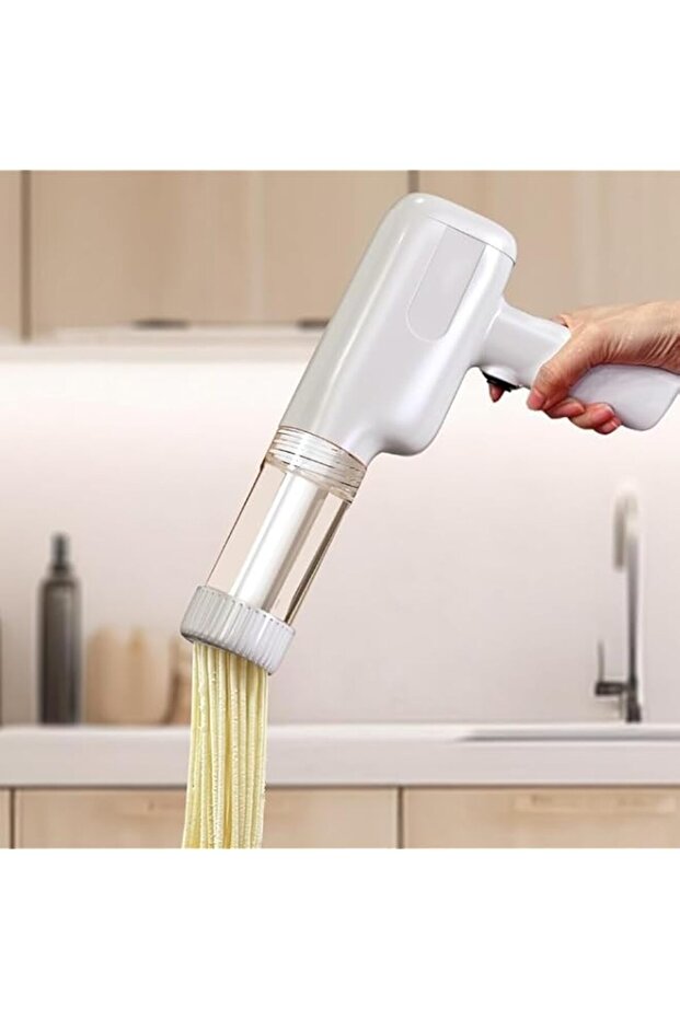 Hcosmy Handheld Electric Pasta Maker, Cordless Pasta Machine, Portable Noodle Maker with Shaping Mou