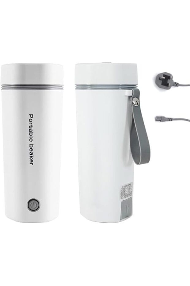 CENXI Portable Electric Kettle for Travel, Travel Kettle Electric Small Stainless Steel, Portable Fa