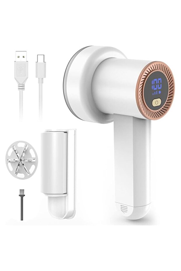 MAKINGTEC Fabric Shaver Rechargeable Lint Remover, Electric Lint Remover, Sweater Defuzz Shaver with - 1