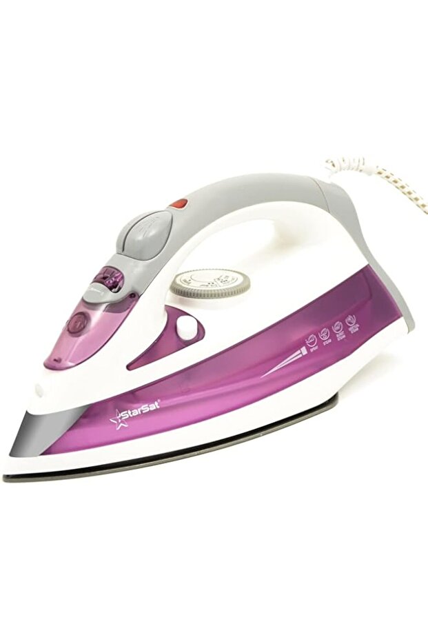 star sat SS-IR855 2200W Self-Cleaning, Non-Stick, Spray, Steam, Brust, Multicolor Iron - European Te