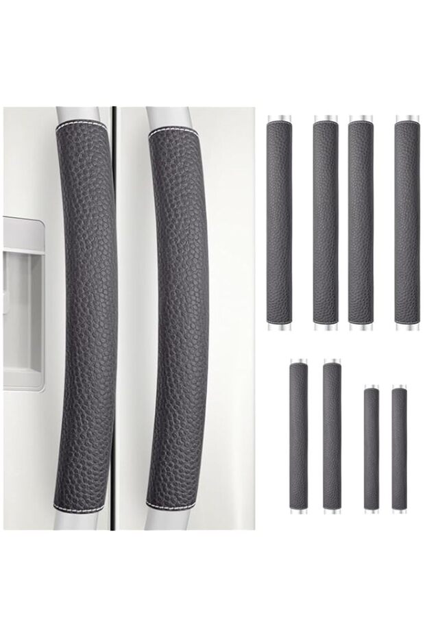 STAYOUNG 4 Pairs Refrigerator Door Handle Covers - Adjustable Appliance Handle Covers, Drips, Food S