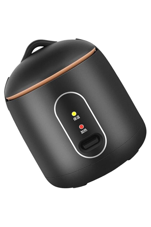BROLEO Mini Rice Cooker Multifunction 200W Power, 1.2L Capacity, Non Stick Coating, Simple Operation