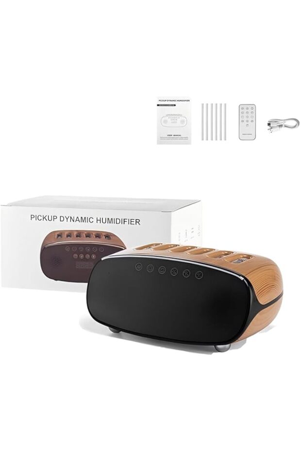 HUPUZON Pickup Dynamic Air Humidifier Bluetooth Speaker For Bedroom/Home/Office ,With 7 Dynamic Co