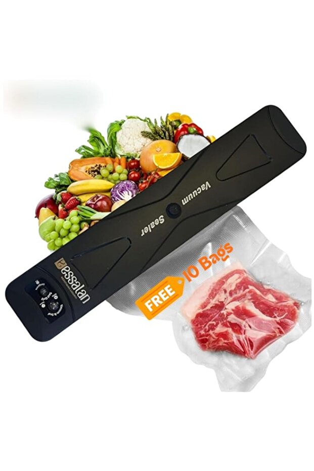 Essalan Vacuum Sealer Machine - CE Certified | Extend Food Freshness & Flavor | Powerful Suction | D