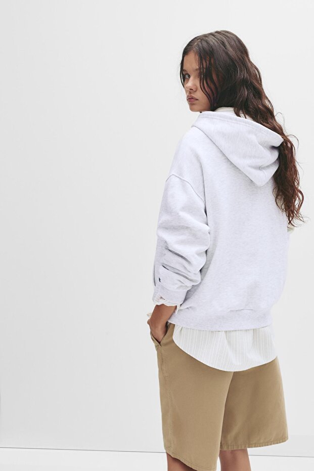 Kapüşonlu offline sweatshirt - 4