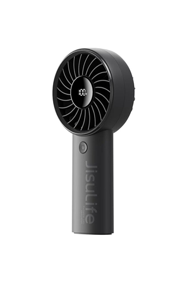 JISULIFE Handheld Mini Fan, 5000mAh Upgraded Portable Fan with Powerful Wind, USB Rechargeable Mini