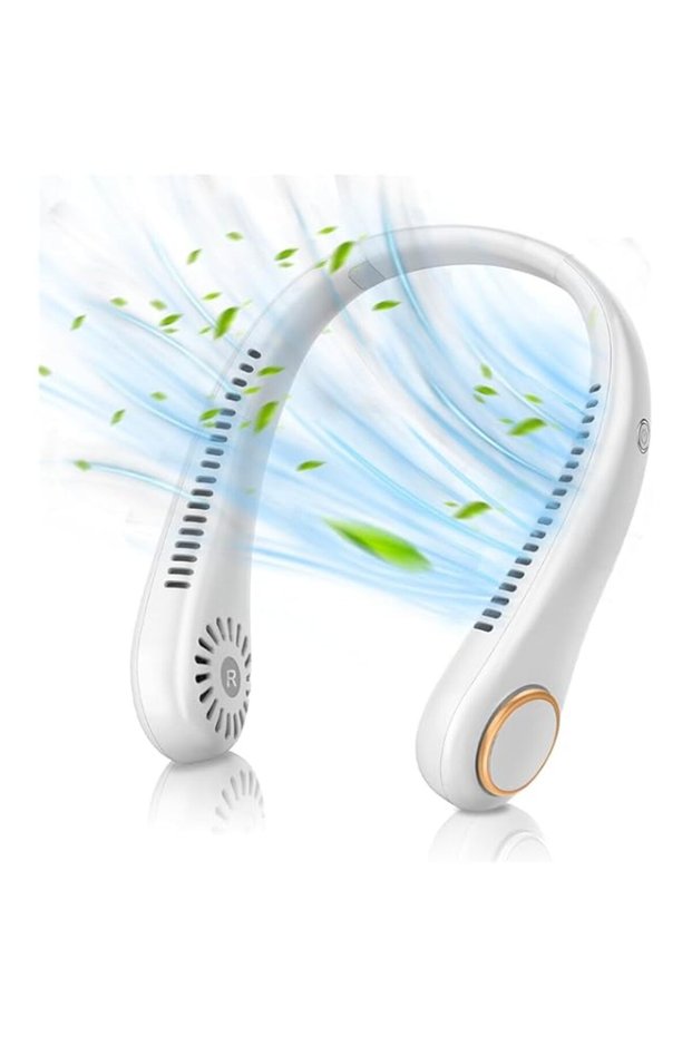 Dreamy Cubby Neck Fan, Personal Neck Fans, 3 Levels Portable Neck Fan, USB Rechargeable Neck Fan wit