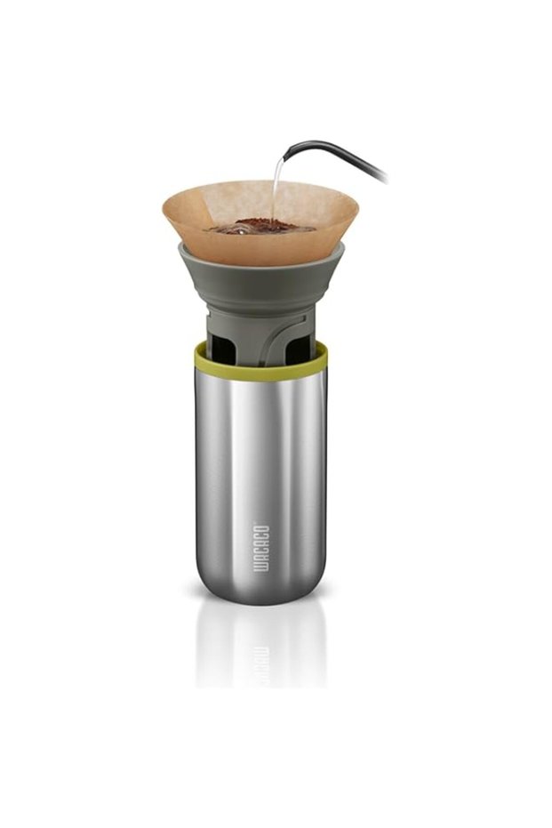 WACACO Cuppamoka Coffee Pot, Portable Drip Coffee Maker, Filter American Coffee Machine with 10 Cone