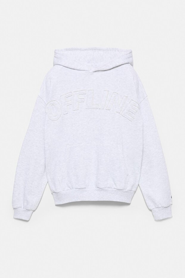Kapüşonlu offline sweatshirt - 6