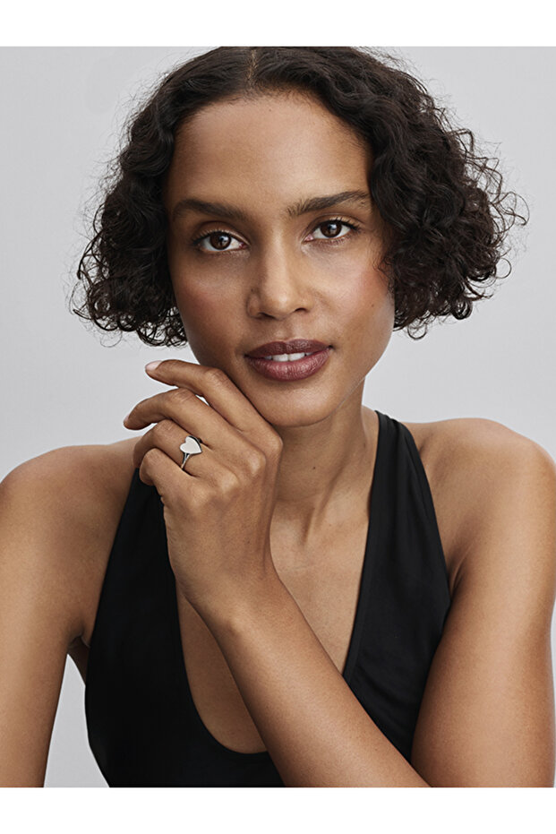 Özel Baskı Yapılabilir Kalp Yüzük - 3