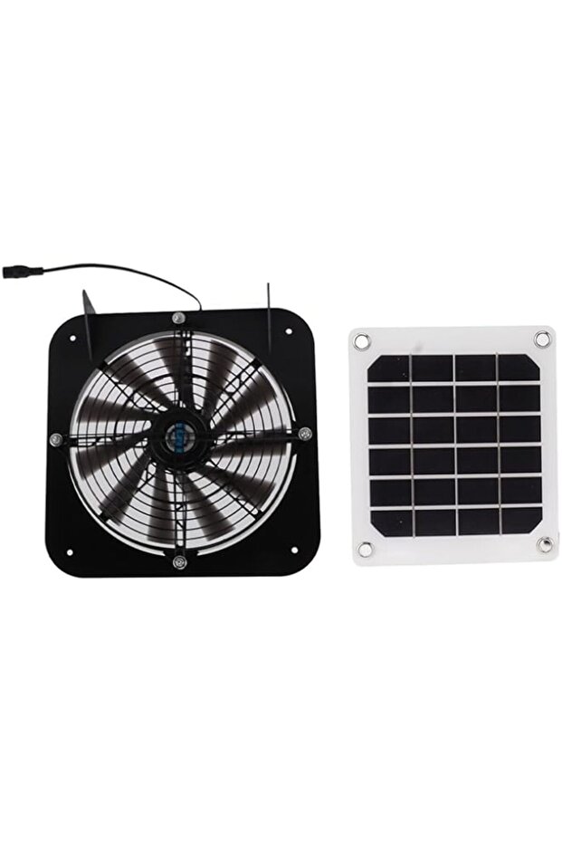 Sorandy Solar Powered Exhaust Fan, 100W Solar Panel with 13.5inch Fan Waterproof Solar Panel, Ventil