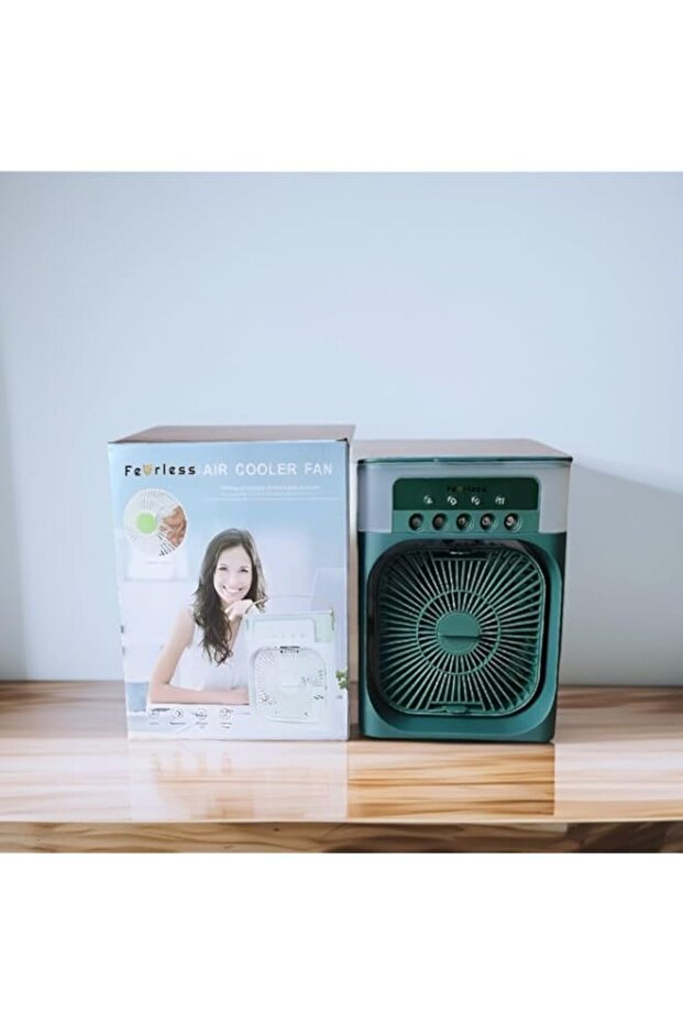 Rechargeable and Portable Mini Air Conditioner | Air Cooler with 700ml Water Tank | USB Cooler with