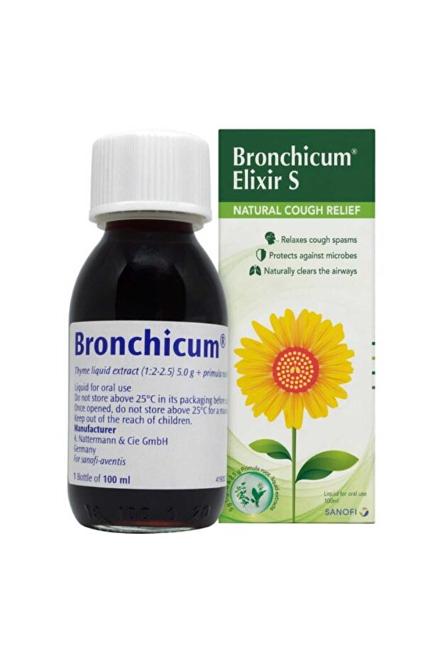 BRONCHICUM ELIXIR S NATURL COUGH RELIEF 100ML