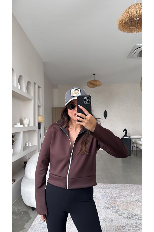 Brown Scuba Jacket - 3