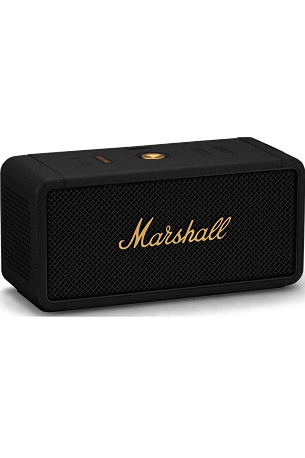 مكبر صوت ميدلتون II لاسلكي محمول بتقنية البلوتوث - أسود ونحاسي - 4