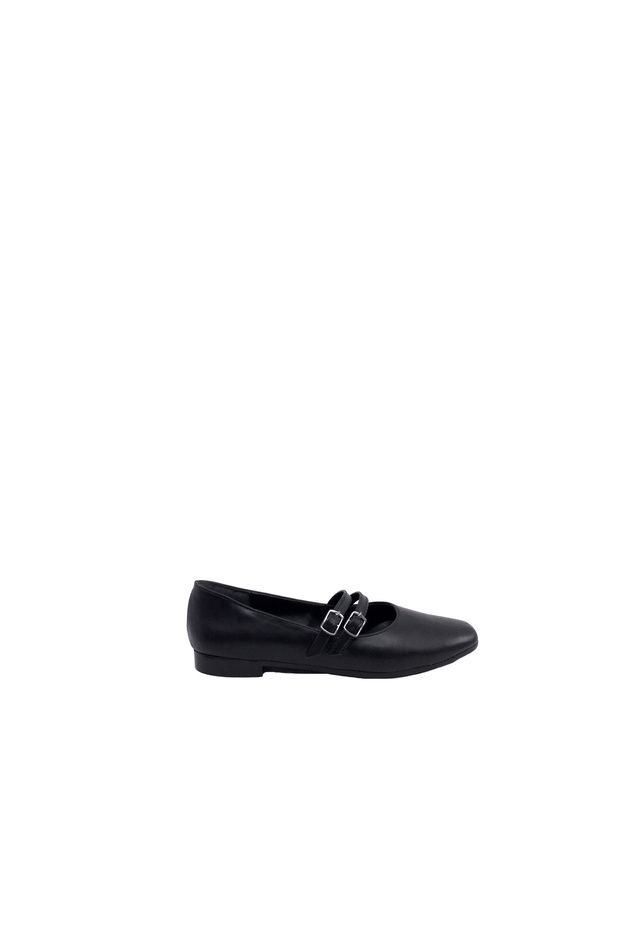 Ml 403 Double Belt Flat Women's Ballerina Shoes