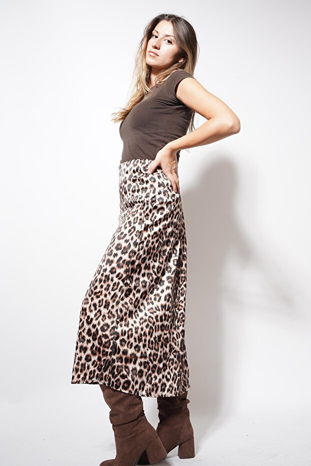 Rela Leopard Duga Suknja Leopard - 3