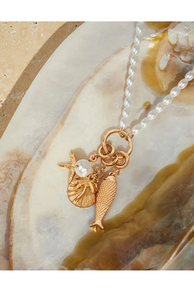 Balık Charm Kolye Ucu - 4