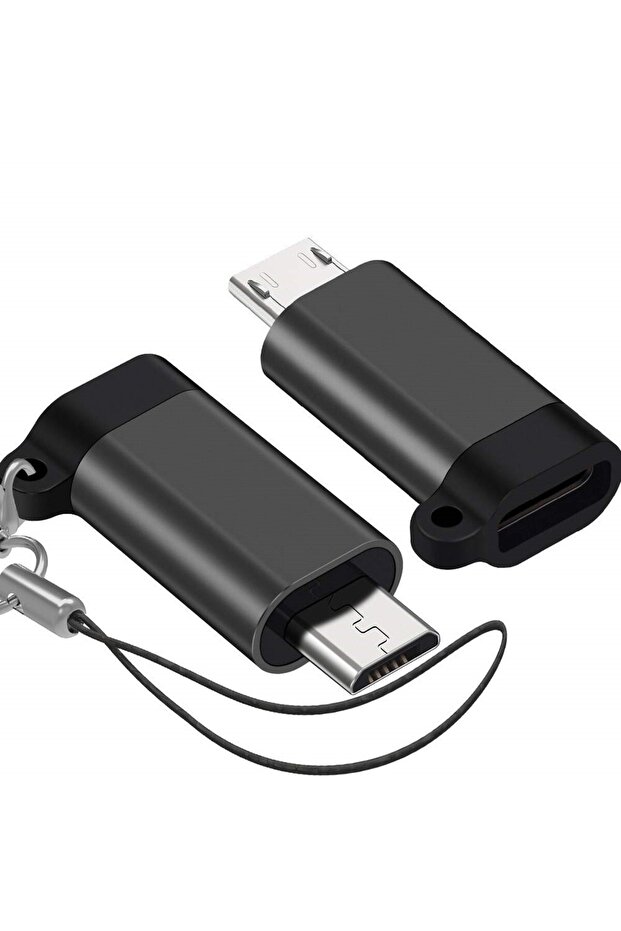 Type C to micro USB Adapter with Keychain - 4