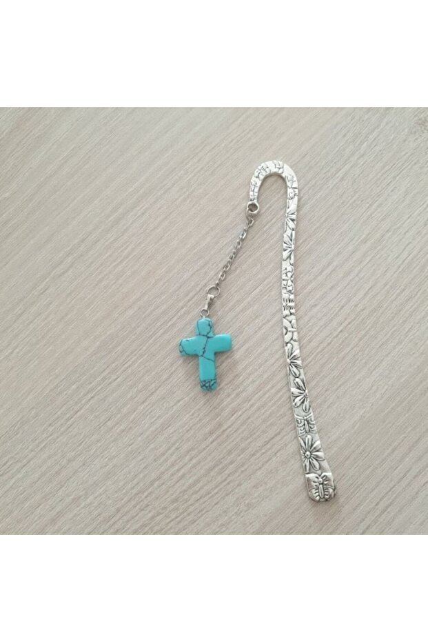 Bookmark with Turquoise Stone, - 2