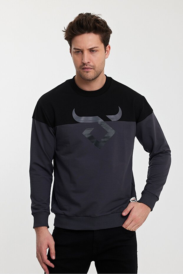 Helsi̇nki̇ Men's Black / Smoked Sweatshirt