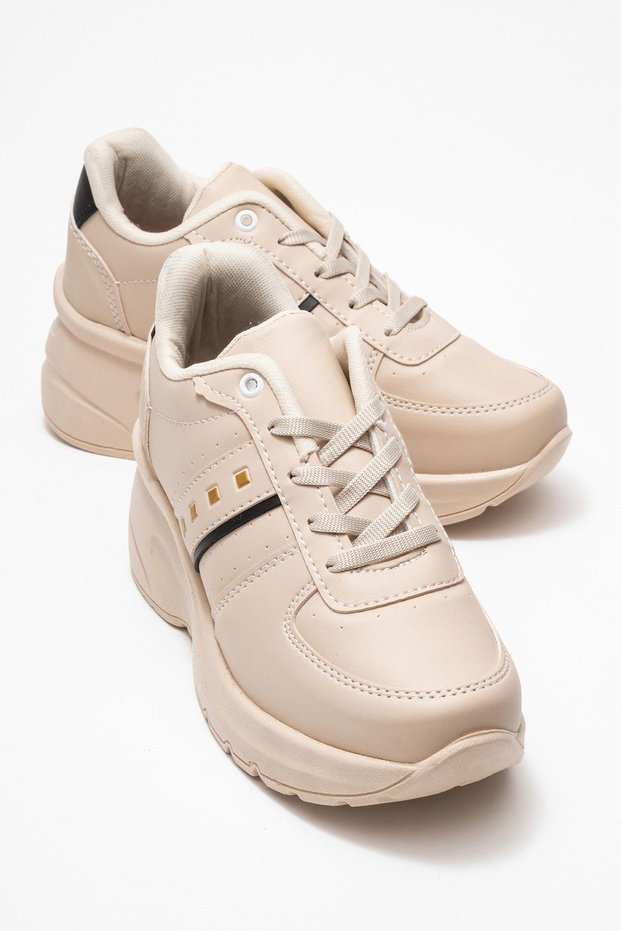 Women's Sports Shoes; Beige