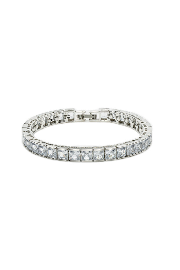Unisex Solid Tennis Bracelet - 1